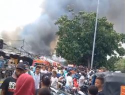 Pemukiman Padat Penduduk di Kebon Kosong Kemayoran Jakpus di Lalap si Jago Merah