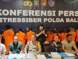 Polda Bali Berhasil Ungkap Perjudian Online, 8 Wanita Muda Jadi Tersangka dan 2 Pria