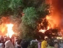 Berbarengan Malam Perayaan Malam Tahun Baru, 8 Rumah di Cilincing Ludes Terbakar Diduga Dari Petasan
