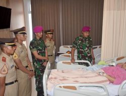 Wujud Kepedulian, Danyonif 5 Marinir laksanakan Kunjungan Sosial