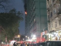 Salah Satu Tower Apartemen Citypark Cengkareng  Terbakar