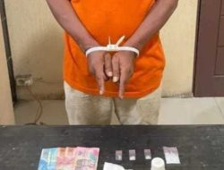 Polres Tanah Karo Amankan Seorang Petani  Miliki Sabu 3,45 Gram