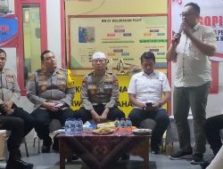 Polres Pelabuhan Tanjung Priok dan Pejabat Utama PMJ Bersama Warga Muara Angke Ngopi Bareng Khamtibmas