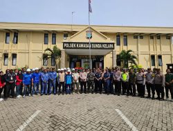 Cegah Dari Gangguan Kamtibmas Polsek Sunda Kelapa Gelar Apel Gabungan Bersama Isntansi