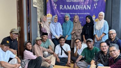 SMPN 82 Jakarta Puluhan Alumni 1985 Bukber dan Berbagi