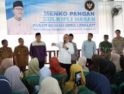 Sampaikan Arahan Khusus Presiden Menyambut Idul Adha.Zulhas Kunjungi Pasar Murah Di Sidoarjo