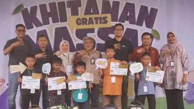 Pegadaian Khitan 126 Anak di Pekanbaru, Kenalkan Budaya Menabung Lewat Tabungan Emas