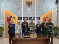 Pimpinan BRI Cabang Padang Kunjungi Bekangdam XX/TIB