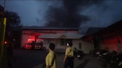 Kebakaran Pabrik Cat dan Thinner di Kalideres Terbakar, 80 Petugas Pemadam Berhasil Padamkan Api
