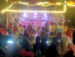 Malam Puncak Kemerdekan RI ke 81 Ratusan Warga Kedaung Kaliangke Banjiri Halaman Kelurahan