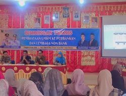 BRI KCP Sangir jadi Narasumber Saat Bimtek Pembiayaan bagi UMKM