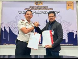 Pemimpin BRI Cabang Sijunjung Bersilaturahmi ke Lapas Narkotika Kelas III Sawahlunto