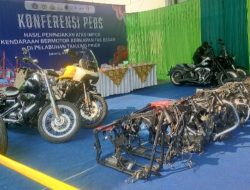 Bea dan Cukai Tanjung Priok Gagalkan Penyelundupan 5 Motor Harley Davidson Bekas dan 20 Rangka Harley