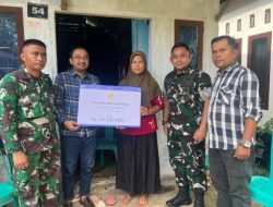 BRI Painan Serahkan Santunan kepada Ahli Waris Pratu Rizki Kurniawan