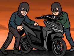 Dua Pria Curi Motor PCX Milik Tetangga , Hasil Curian Ditukar Sabu dan Uang Rp 200 Ribu