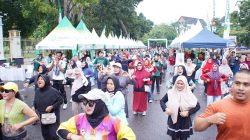 Bazar UMKM Gemilang Pegadaian Semarakkan Car Free Day Pekanbaru